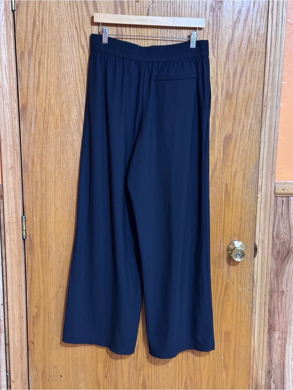 Athleta women’s sz 8 black Wide-Leg Pull-On Pants - Picture 4 of 10